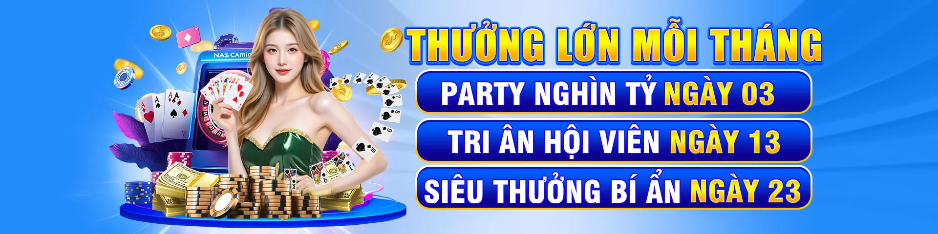 Banner khuyến mãi Giải Trí HI88 2026 với các ưu đãi độc quyền và phần thưởng hấp dẫn